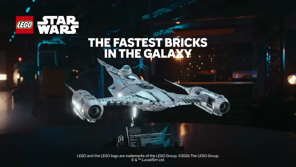 Cartela de LEGO Star Wars: The Fastest Bricks in the Galaxy